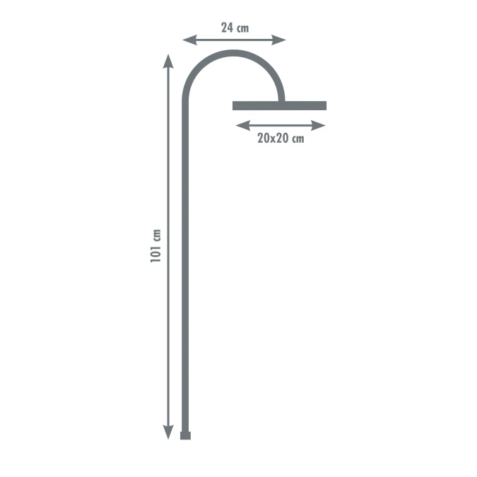 Colonne de douche sans robinetterie SOTO
