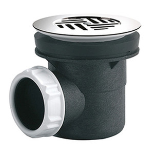 Bonde pour receveur de douche avec trou - Ø 60 mm - Certifié NF