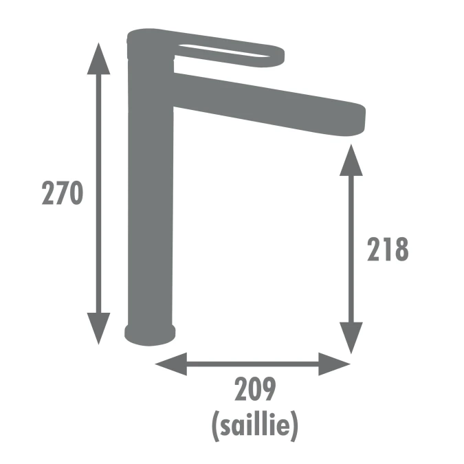 Mitigeur lavabo ONEGAI HAUT