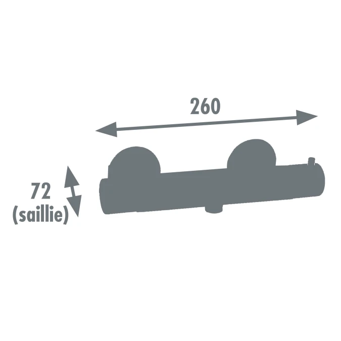 Thermostatique douche NIX