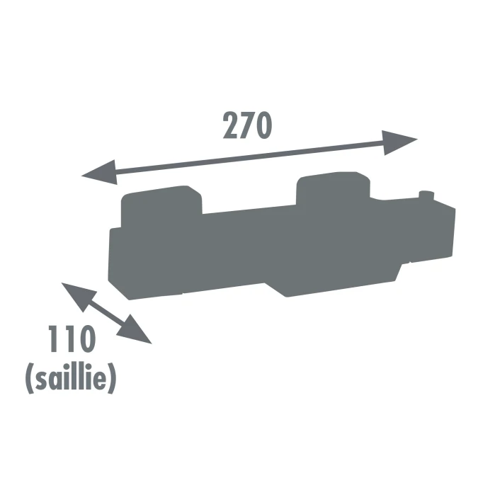 Thermostatique bain-douche KAREN