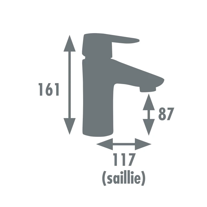 Mitigeur de lavabo DUNEDIN