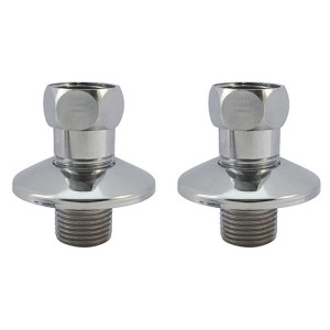 Lot de 2 raccords droits M1/2-F1/2