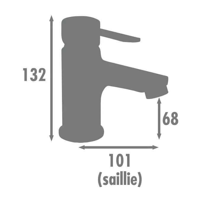 Mitigeur lavabo SAMOA - Fabrication Française - Certifié NF