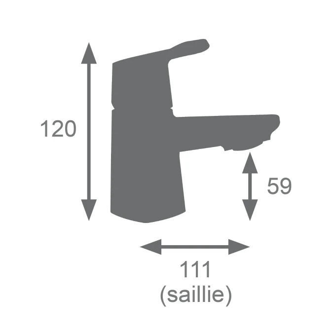 Mitigeur lave-mains BERTS