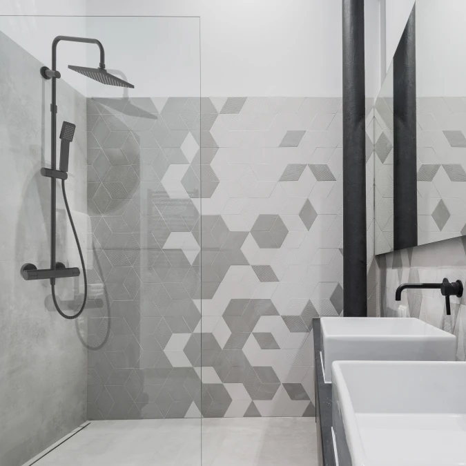 Colonne de douche thermostatique CARREE