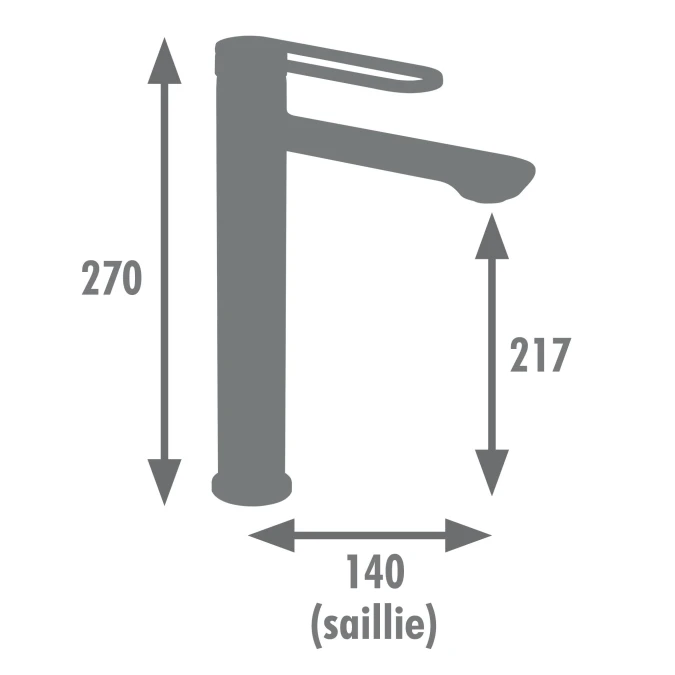 Mitigeur lavabo TAINO HAUT
