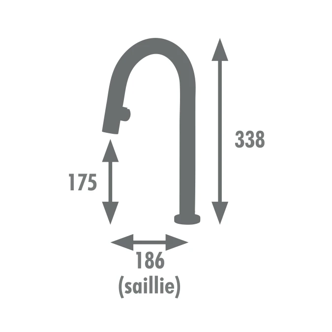 Mitigeur évier VAMPA