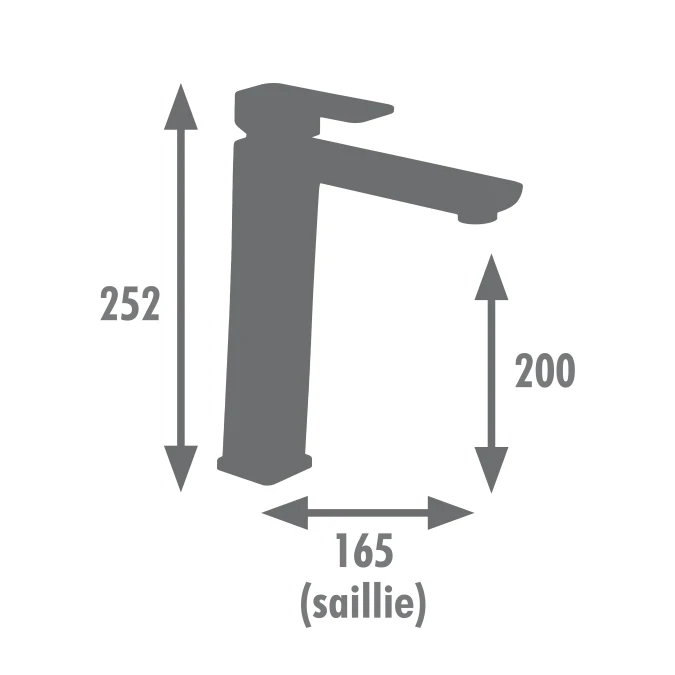 Mitigeur lavabo DEOK HAUT