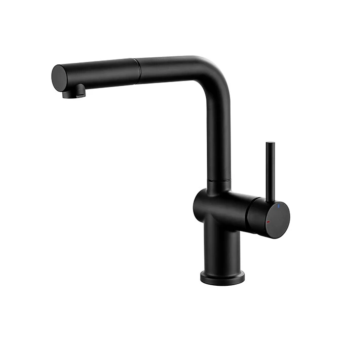 Mitigeur évier CARRÉ avec douchette extractible