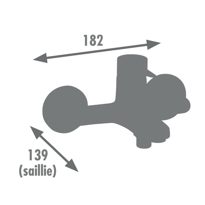 Mitigeur bain-douche SAMOA - Fabrication Française - Certifié NF