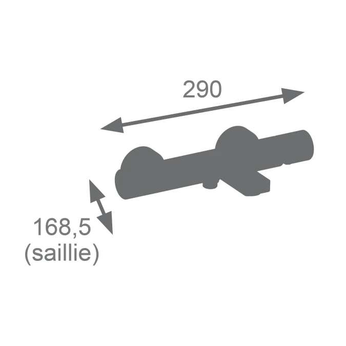 Mitigeur bain-douche ORCUS