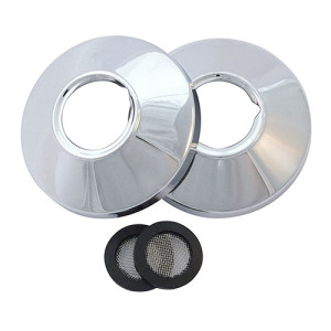 Lot de 2 rosaces bombées 3/4