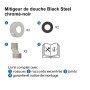 Mitigeur douche BLACK STEEL
