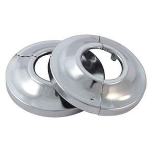 Lot de 2 rosaces à agrafe 3/4