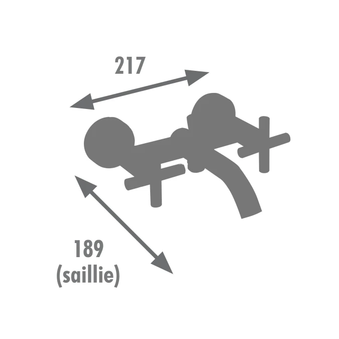 Mélangeur bain douche KANAAN