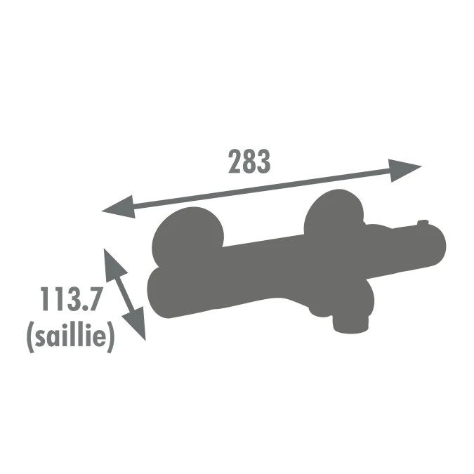 Thermostatique bain-douche VOLGA 2