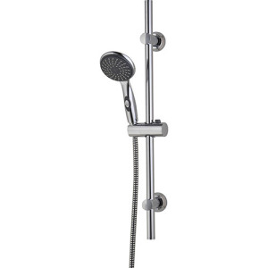 Ensemble barre de douche, douchette et flexible STOP'O 100 1 jet