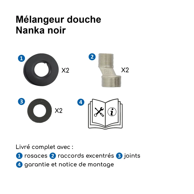 Mélangeur douche NANKA