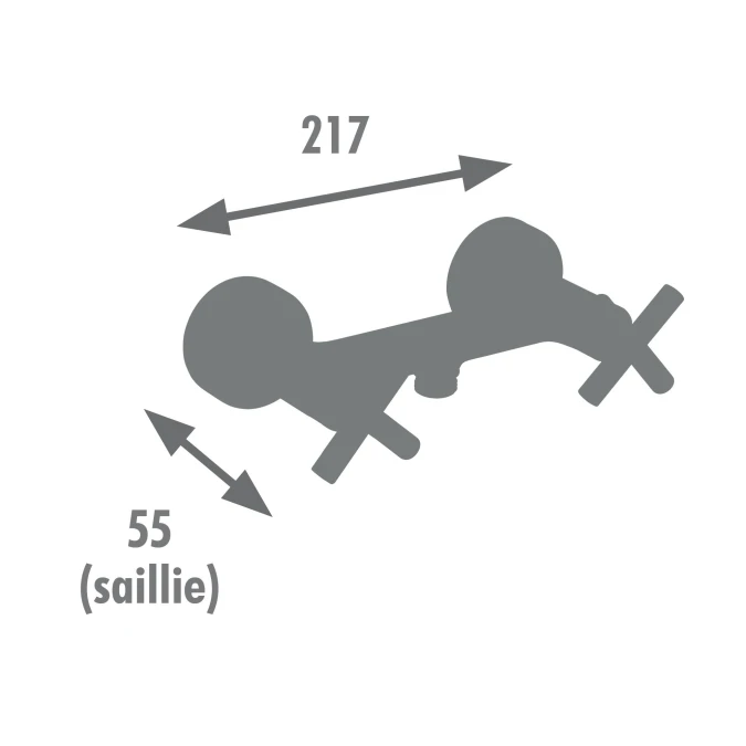 Mélangeur douche NANKA