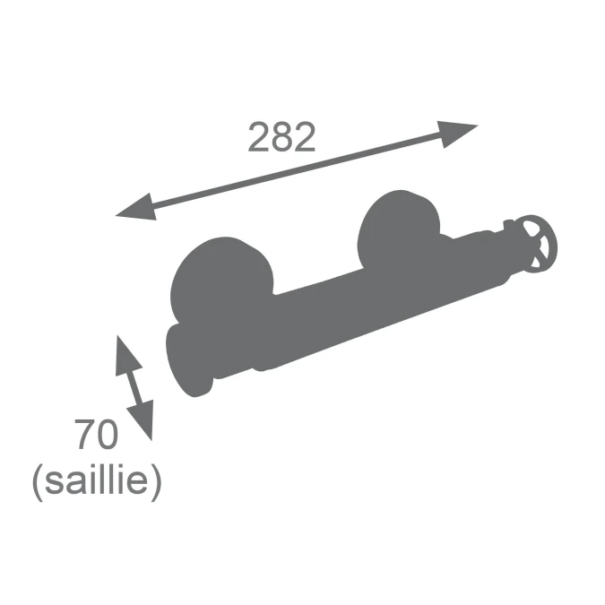 Thermostatique douche MADDY