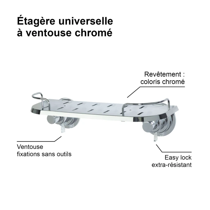 Étagère à ventouse