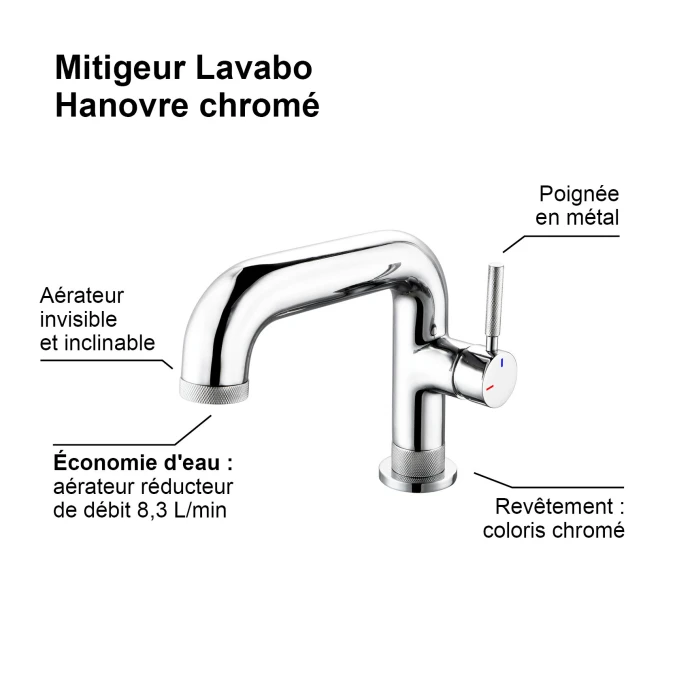 Mitigeur lavabo HANOVRE