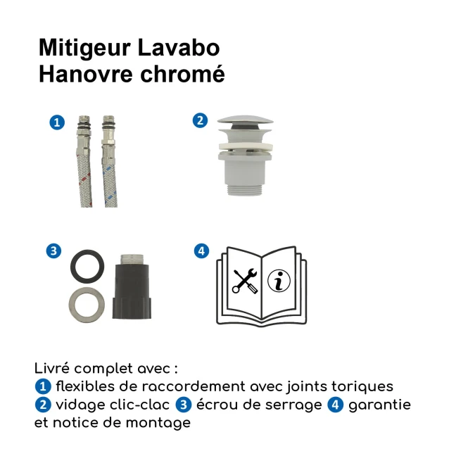 Mitigeur lavabo HANOVRE