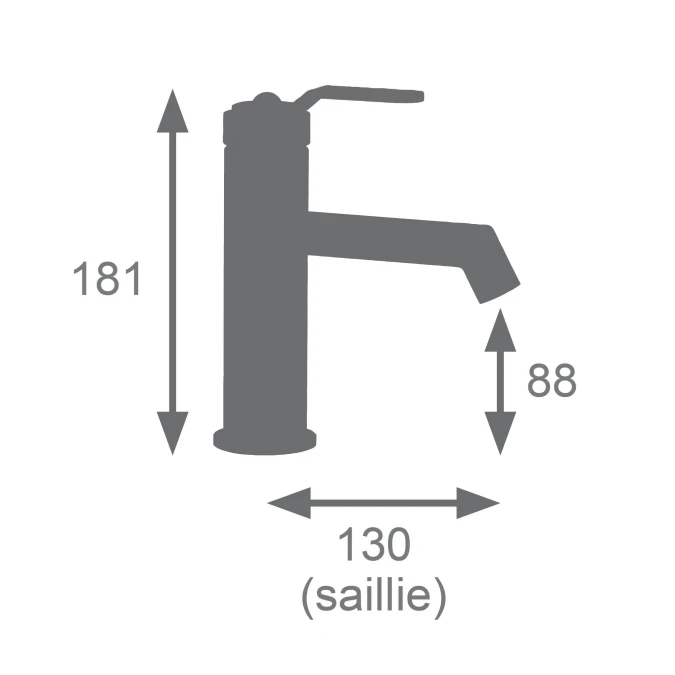 Mitigeur lavabo MOLTY