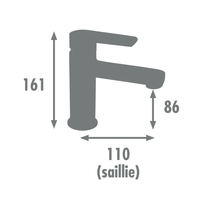 Mitigeur lavabo KITARO - Fabrication Française - Certifié NF