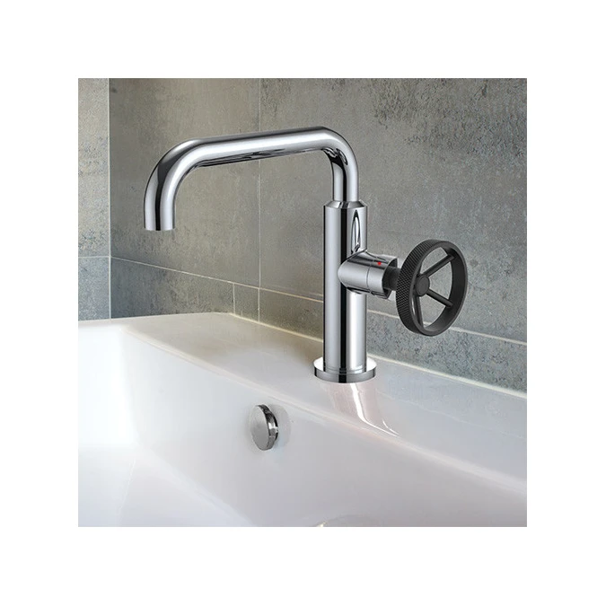 Mitigeur lavabo INDUSTRIEL  à bec mobile