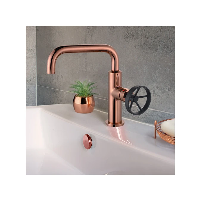 Mitigeur lavabo INDUSTRIEL  à bec mobile