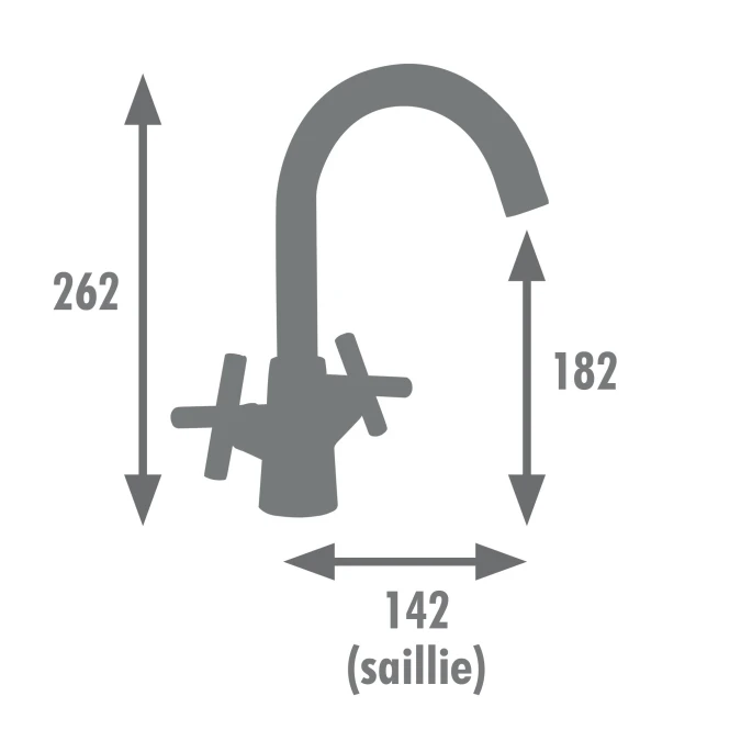 Mélangeur lavabo KANAAN