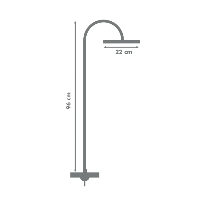 Colonne de douche thermostatique BOROR