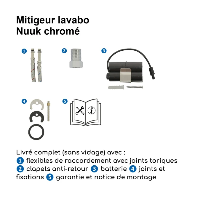 Mitigeur lavabo Infrarouge  NUUK