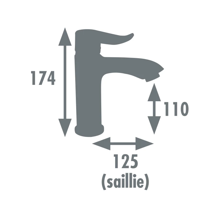 Mitigeur lavabo RANGOON