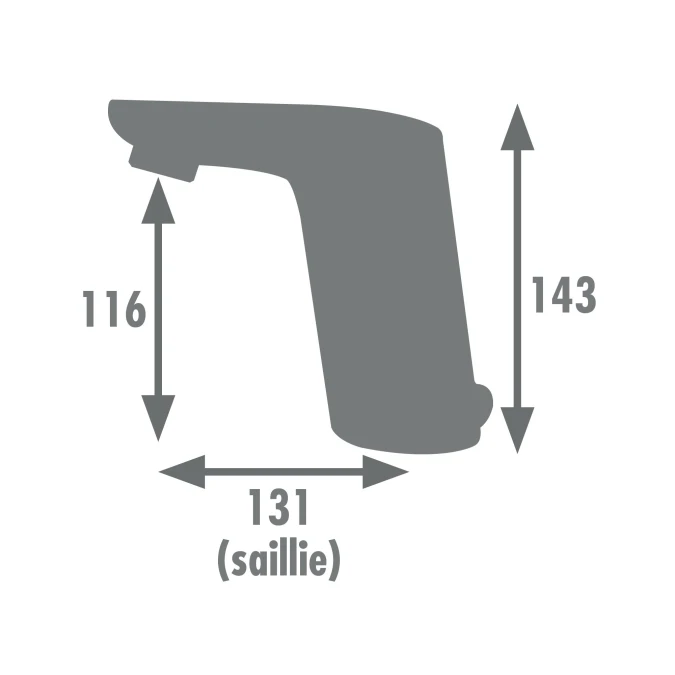 Mitigeur lavabo INFRAROUGE