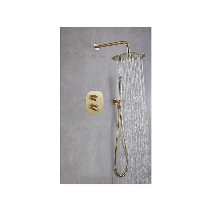 Colonne de douche encastrée thermostatique WALL