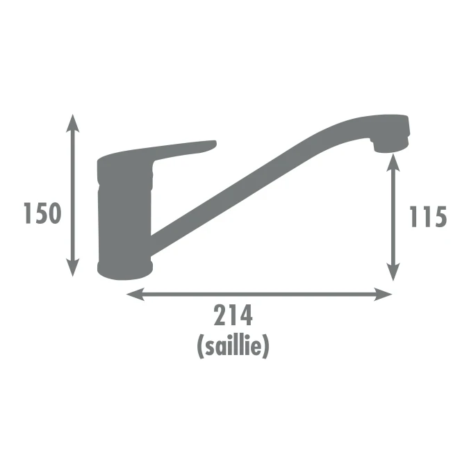 Mitigeur évier SONAR - Fabrication Française - Certifié NF