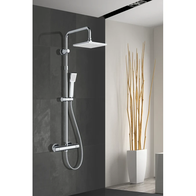 Colonne de douche thermostatique CARREE