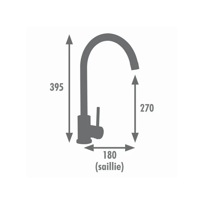 Mitigeur évier ILO MEMOIRE DE FORME