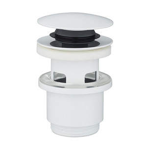 Bonde de lavabo clic-clac - avec trop plein - Certifié NF