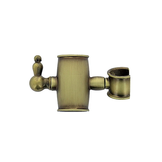 Support douchette RETRO vieux bronze