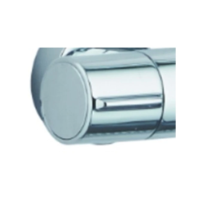 Manette de débit chromée