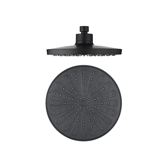 Tête de douche 207mm noire