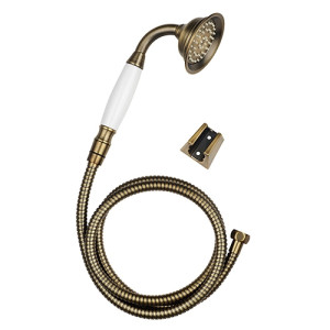 Ensemble flexible et douchette RETRO 1 jet