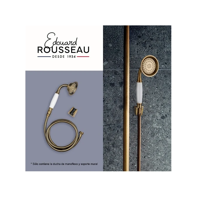 Ensemble flexible et douchette RETRO 1 jet