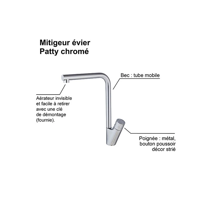 Mitigeur évier PATTY