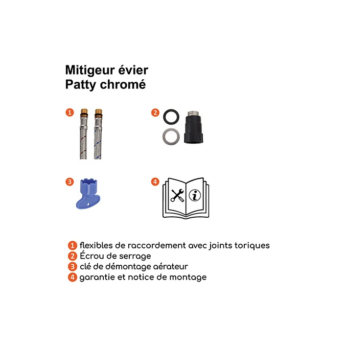 Mitigeur évier PATTY