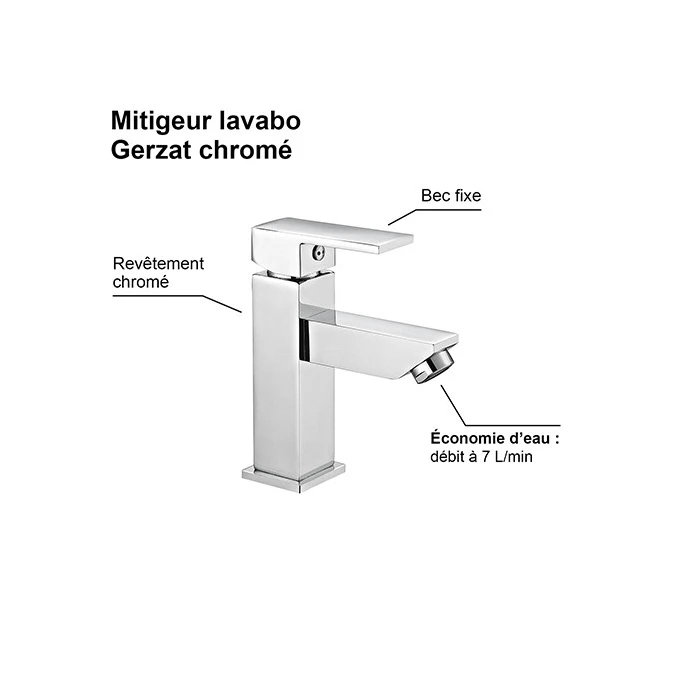 Mitigeur de lavabo GERZAT